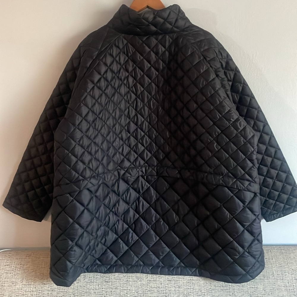 Athleta Women’s Whisper Quilted Jacket in Black Size 3X - Picture 11 of 12